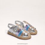 jp Sam Edelman 子供たち コラサンダル ソフトシルバー/ローズゴールド 4NFV0P1040 履物