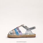 jp Sam Edelman 子供たち コラサンダル ソフトシルバー/ローズゴールド 4NFV0P1040 履物 - Image 4