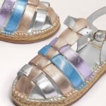 jp Sam Edelman 子供たち コラサンダル ソフトシルバー/ローズゴールド 4NFV0P1040 履物 - Image 7