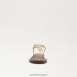 jp Sam Edelman 子供たち ジジ トング サンダル アンバーゴールド 4NFV0P959 履物 - Image 3