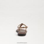 jp Sam Edelman 子供たち ジジ トング サンダル アーモンドの特許 4NFV0P962 履物 - Image 5