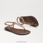 jp Sam Edelman 子供たち ジジ トング サンダル アーモンドの特許 4NFV0P962 履物 - Image 7