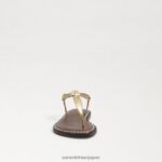 jp Sam Edelman 子供たち ジジ トング サンダル ゴールドボアメタリック 4NFV0P936 履物 - Image 3