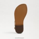 jp Sam Edelman 子供たち ジジ トング サンダル ゴールドボアメタリック 4NFV0P936 履物 - Image 6