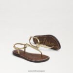 jp Sam Edelman 子供たち ジジ トング サンダル ゴールドボアメタリック 4NFV0P936 履物 - Image 7