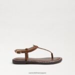 jp Sam Edelman 子供たち ジジ トング サンダル サドルレザー 4NFV0P940 履物 - Image 2