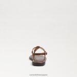 jp Sam Edelman 子供たち ジジ トング サンダル サドルレザー 4NFV0P940 履物 - Image 5