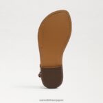 jp Sam Edelman 子供たち ジジ トング サンダル サドルレザー 4NFV0P940 履物 - Image 6