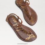 jp Sam Edelman 子供たち ジジ トング サンダル サドルレザー 4NFV0P940 履物 - Image 7