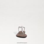 jp Sam Edelman 子供たち ジジ トング サンダル ライラック/シルバーグリッター 4NFV0P960 履物 - Image 3
