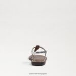 jp Sam Edelman 子供たち ジジ トング サンダル ライラック/シルバーグリッター 4NFV0P960 履物 - Image 5