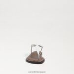 jp Sam Edelman 子供たち ジジ トング サンダル 明るい白い革 4NFV0P938 履物 - Image 3