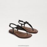 jp Sam Edelman 子供たち ジジ トング サンダル 黒 4NFV0P963 履物