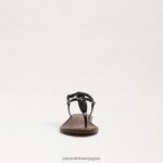 jp Sam Edelman 子供たち ジジ トング サンダル 黒 4NFV0P963 履物 - Image 3