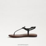 jp Sam Edelman 子供たち ジジ トング サンダル 黒 4NFV0P963 履物 - Image 4