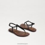 jp Sam Edelman 子供たち ジジ トング サンダル 黒 4NFV0P963 履物 - Image 7