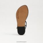 jp Sam Edelman 子供たち ジジ トング サンダル 黒 4NFV0P966 履物 - Image 6