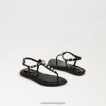 jp Sam Edelman 子供たち ジジ トング サンダル 黒 4NFV0P966 履物 - Image 7