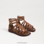jp Sam Edelman 子供たち ジニーグラディエーターサンダル サドル 4NFV0P1029 履物