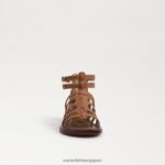 jp Sam Edelman 子供たち ジニーグラディエーターサンダル サドル 4NFV0P1029 履物 - Image 3