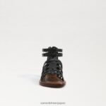 jp Sam Edelman 子供たち ジニーグラディエーターサンダル 黒 4NFV0P1031 履物 - Image 3