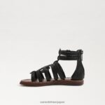 jp Sam Edelman 子供たち ジニーグラディエーターサンダル 黒 4NFV0P1031 履物 - Image 4