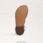 jp Sam Edelman 子供たち ジニーグラディエーターサンダル アンバーゴールド 4NFV0P1030 履物 - Image 6