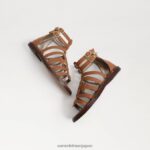 jp Sam Edelman 子供たち ジニーグラディエーターサンダル サドル 4NFV0P1029 履物 - Image 7