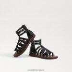 jp Sam Edelman 子供たち ジニーグラディエーターサンダル 黒 4NFV0P1031 履物 - Image 7