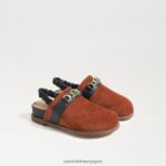 jp Sam Edelman 子供たち ジュニークロッグ マスタード/ネイビー 4NFV0P1062 履物
