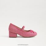 jp Sam Edelman 子供たち タイラ メリージェーン ブロックヒール ピンクのバラ 4NFV0P977 履物 - Image 2