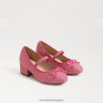 jp Sam Edelman 子供たち タイラ メリージェーン ブロックヒール ピンクのバラ 4NFV0P977 履物