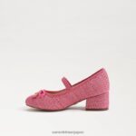 jp Sam Edelman 子供たち タイラ メリージェーン ブロックヒール ピンクのバラ 4NFV0P977 履物 - Image 4