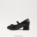 jp Sam Edelman 子供たち タイラ メリージェーン ブロックヒール 黒 4NFV0P979 履物 - Image 4