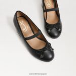 jp Sam Edelman 子供たち タイラ メリージェーン ブロックヒール 黒 4NFV0P979 履物 - Image 7