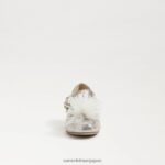 jp Sam Edelman 子供たち タリア ブロック ヒール メリー ジェーン ソフトシルバー 4NFV0P1047 履物 - Image 3