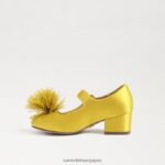 jp Sam Edelman 子供たち タリア ブロック ヒール メリー ジェーン 黄土 4NFV0P1045 履物 - Image 4