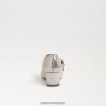 jp Sam Edelman 子供たち タリア ブロック ヒール メリー ジェーン ソフトシルバー 4NFV0P1047 履物 - Image 5