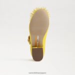 jp Sam Edelman 子供たち タリア ブロック ヒール メリー ジェーン 黄土 4NFV0P1045 履物 - Image 6