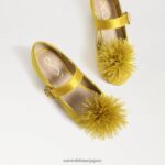 jp Sam Edelman 子供たち タリア ブロック ヒール メリー ジェーン 黄土 4NFV0P1045 履物 - Image 7