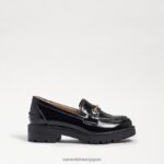 jp Sam Edelman 子供たち タリーローファー ブラックボックスレザー 4NFV0P922 履物 - Image 2