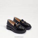 jp Sam Edelman 子供たち タリーローファー ブラックボックスレザー 4NFV0P922 履物
