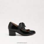 jp Sam Edelman 子供たち テディブロックヒール メリージェーン ブラックパテント 4NFV0P935 履物 - Image 2