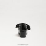 jp Sam Edelman 子供たち テディブロックヒール メリージェーン ブラックパテント 4NFV0P935 履物 - Image 5