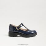 jp Sam Edelman 子供たち テーラーラグソールローファー 海軍 4NFV0P930 履物 - Image 2