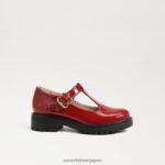 jp Sam Edelman 子供たち テーラーラグソールローファー 暗赤色 4NFV0P932 履物 - Image 2