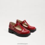 jp Sam Edelman 子供たち テーラーラグソールローファー 暗赤色 4NFV0P932 履物
