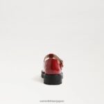 jp Sam Edelman 子供たち テーラーラグソールローファー 暗赤色 4NFV0P932 履物 - Image 5