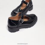 jp Sam Edelman 子供たち テーラーラグソールローファー ブラックボックスレザー 4NFV0P927 履物 - Image 7
