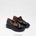 jp Sam Edelman 子供たち テーラーラグソールローファー ブラックボックスレザー 4NFV0P927 履物